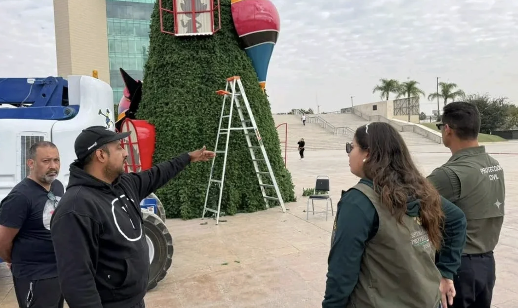 Revisa Protección Civil seguridad en el montaje de Villa Magia 2025