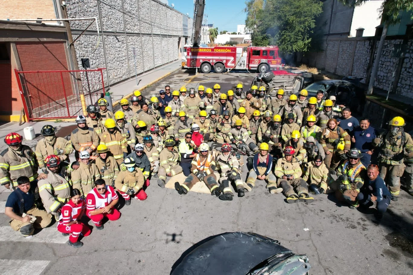 Bomberos de Torreón replican conocimientos de certificación internacional de “Extracción Vehicular”