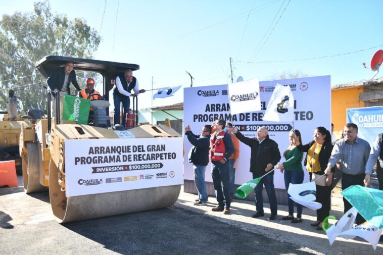 Ponen en marcha programa de recarpeteo en Torreón