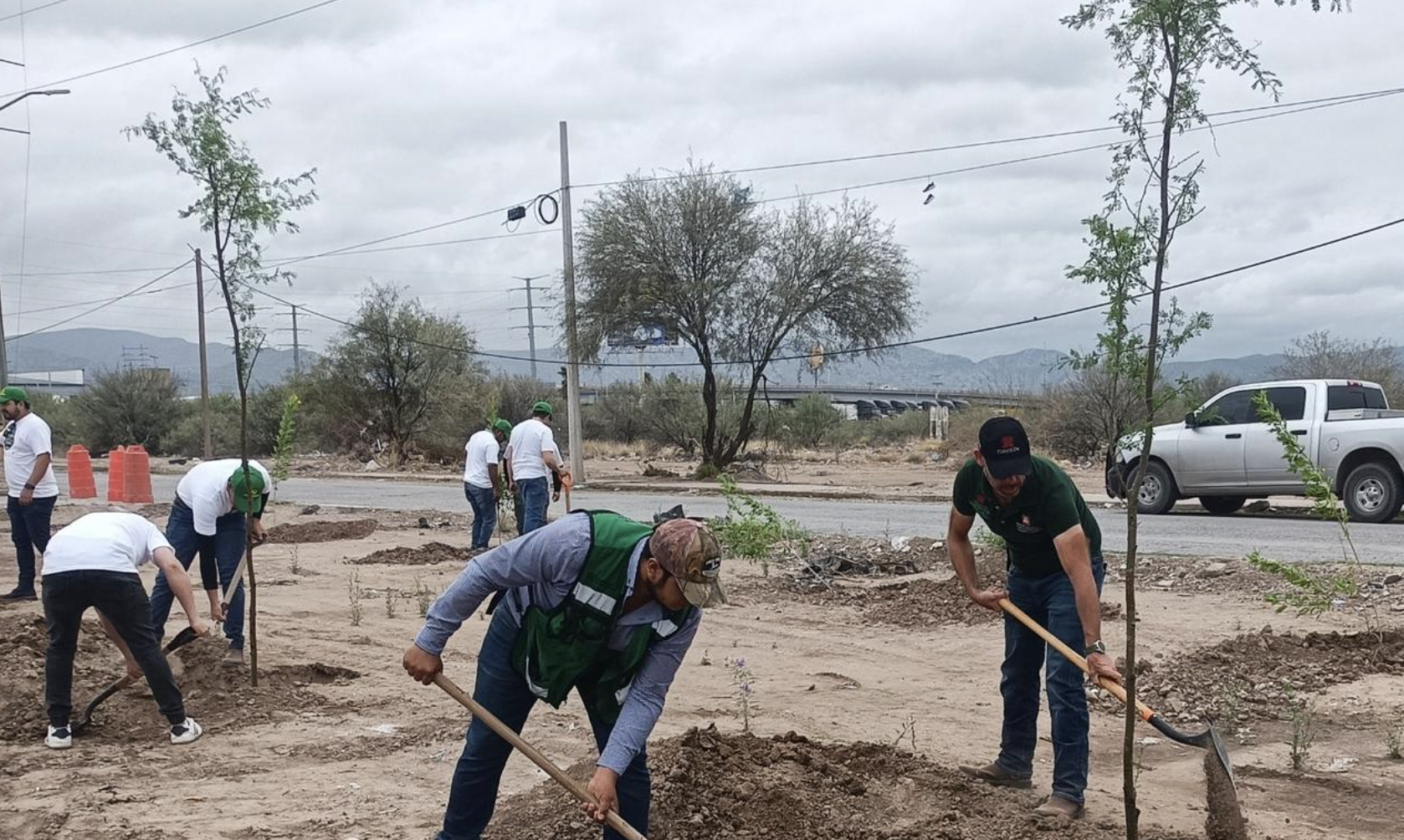 Dependencias de Torreón coordinan acciones de reforestación