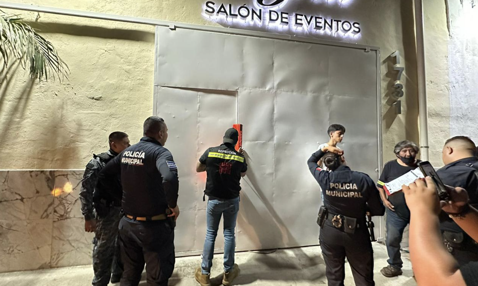 Inspeccionan quintas y salones de fiestas al aire libre