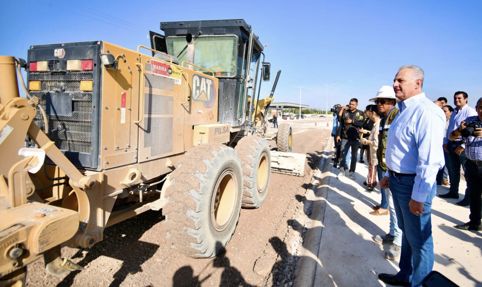 Supervisa Román Cepeda avance del bulevar Torreón Norte