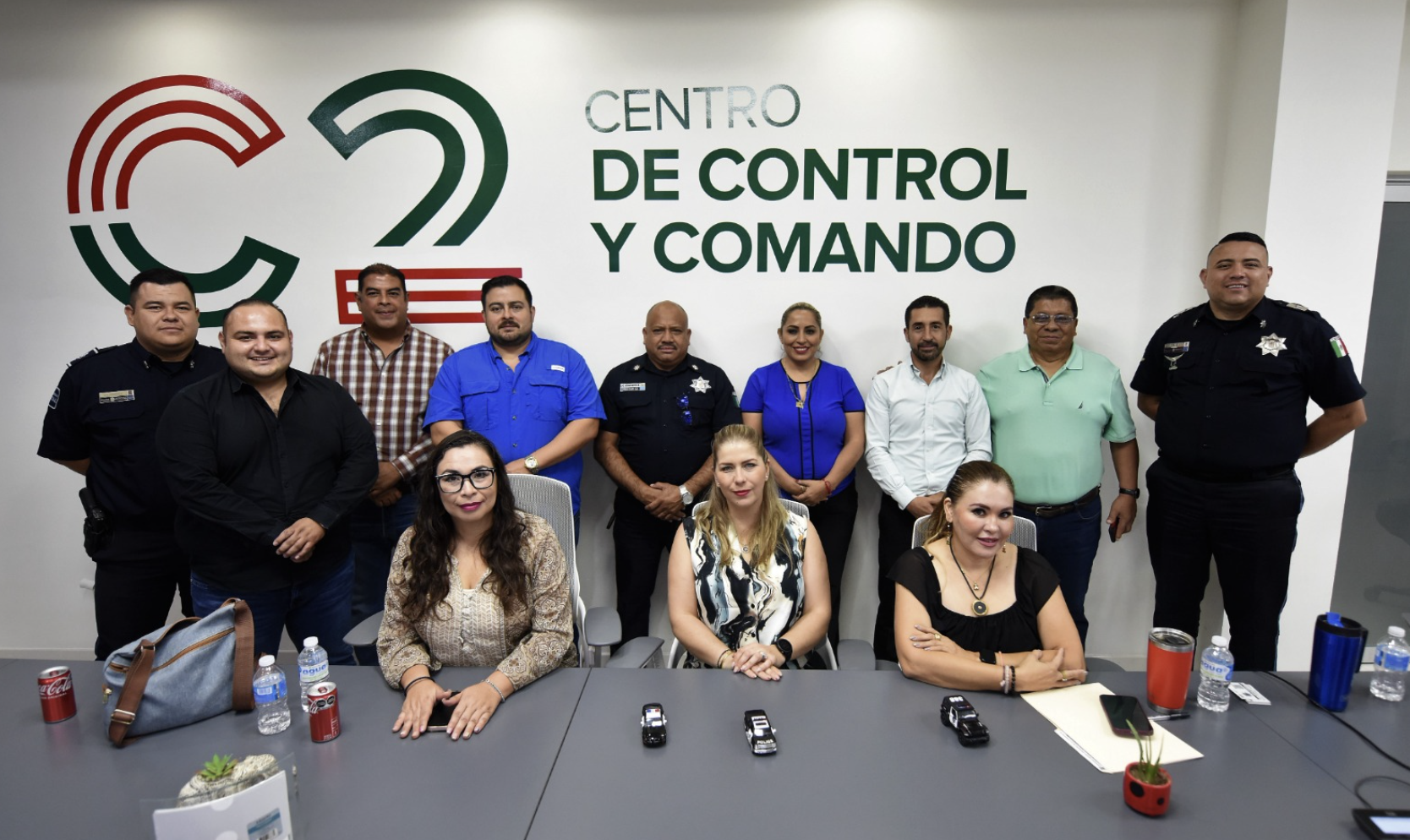 Comisión de seguridad de Torreón sesiona en el Centro de Control y Comando (C2)