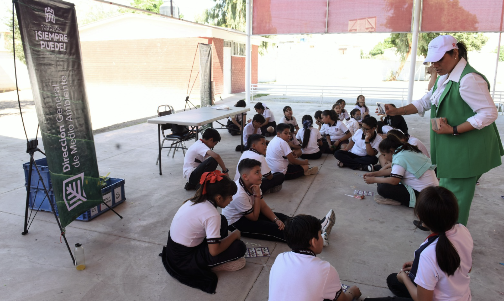 Llevan brigada ambiental «Mi Querida Escuela» a la primaria Dr. Gabino Barreda