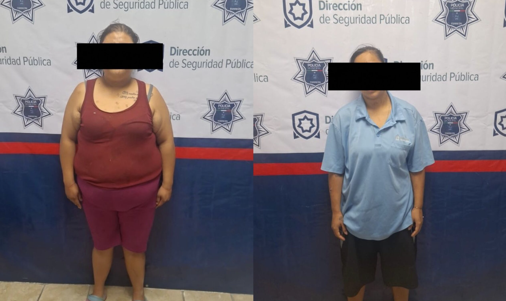 Mujeres intoxicadas son detenidas por violencia familiar en Torreón