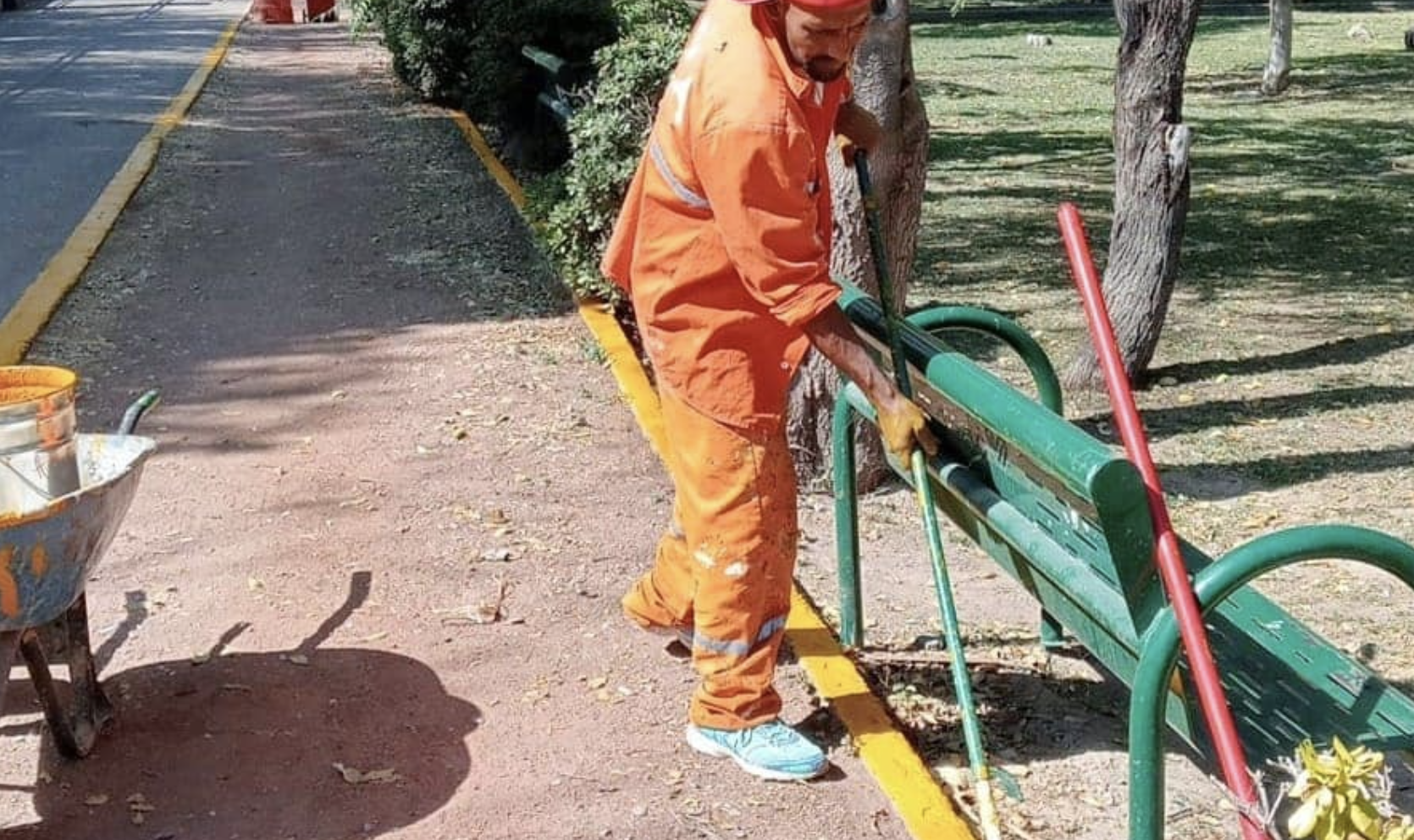 Acciones de mantenimiento fortalecen la conservación de espacios públicos en el municipio; Fernando Villarreal