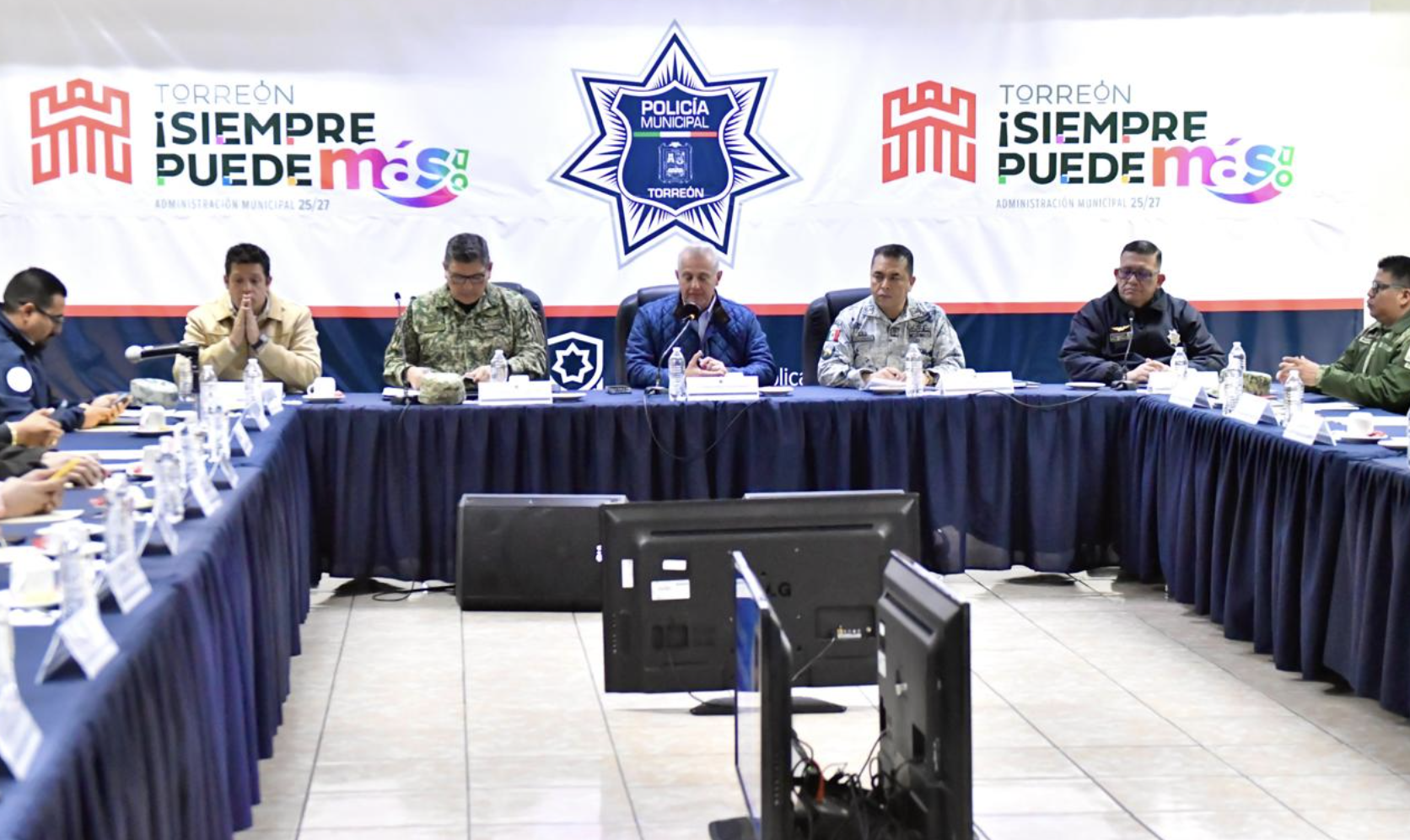 Preside Román Cepeda la primera reunión de seguridad de la Administración 2025-20026-2027