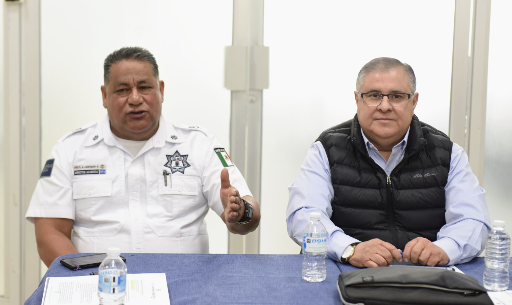 Regidores reciben informe de la Academia de Policía