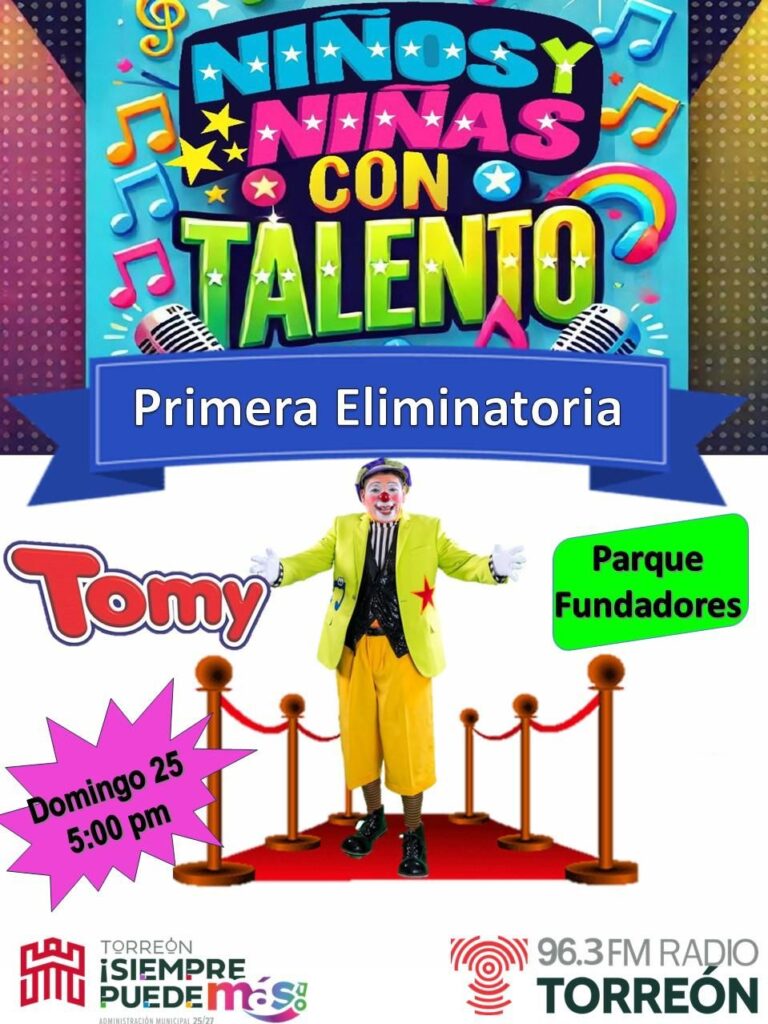 Arrancan eliminatorias del concurso “Niños y Niñas con Talento 2025” de Radio Torreón