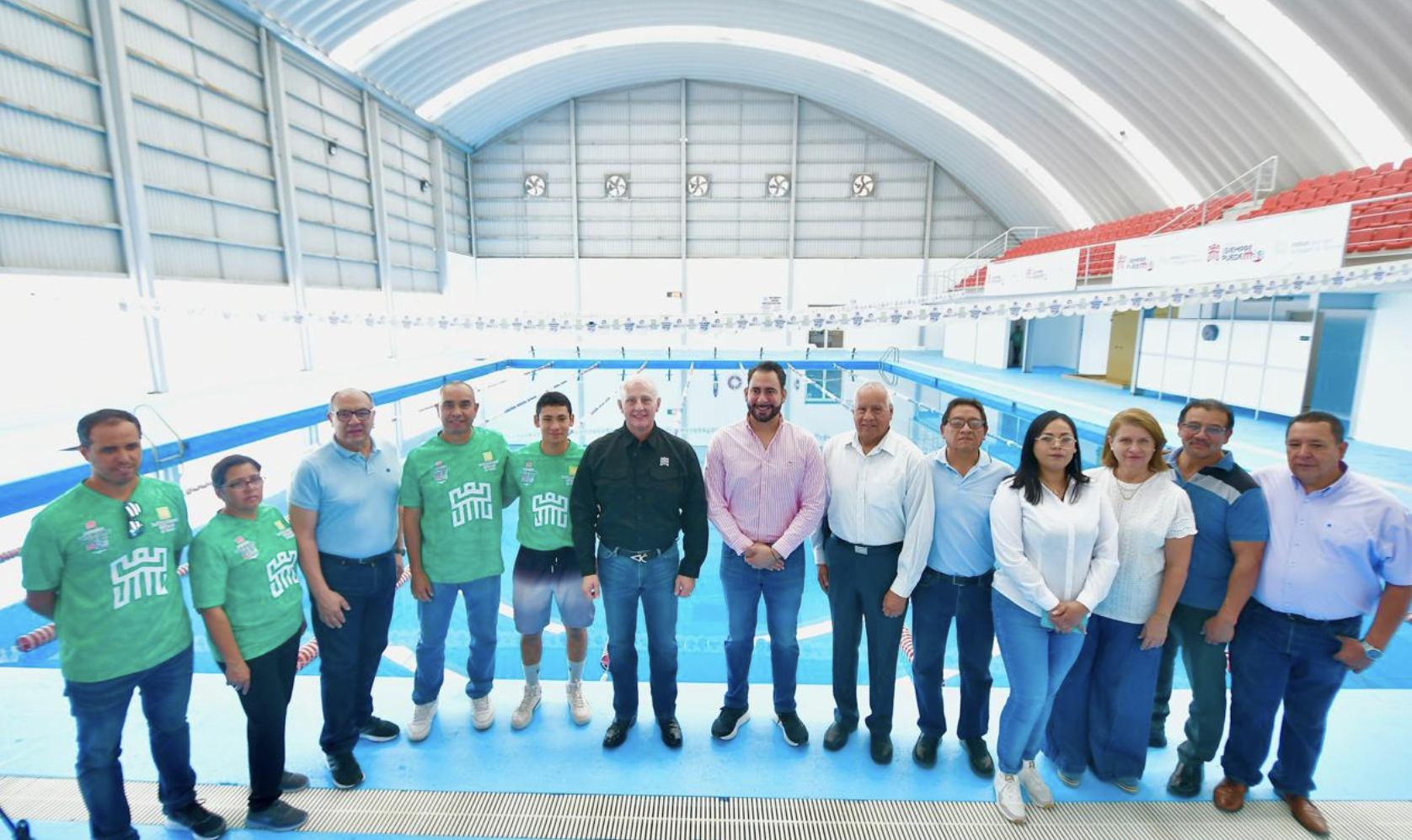 Supervisa Román Cepeda rehabilitación de alberca en el Multideportivo Oriente; anuncia proyecto integral en áreas húmedas   
