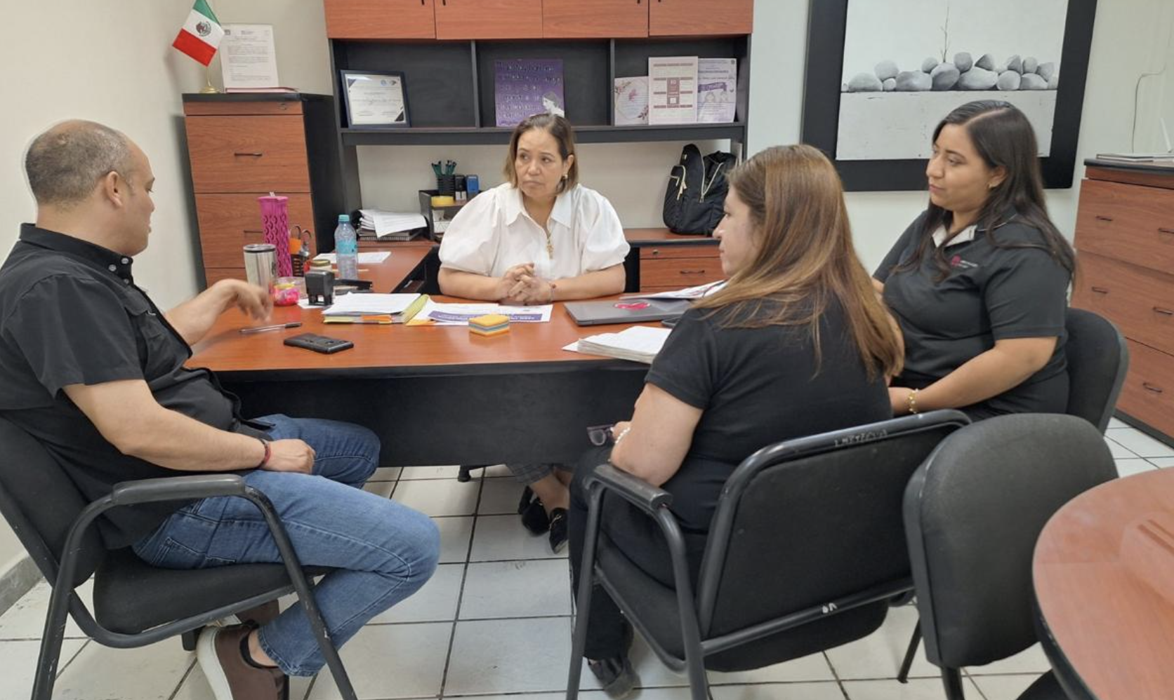 Instituto Municipal de la Mujer y Transporte Público coordinan acciones para la prevención de la violencia de género