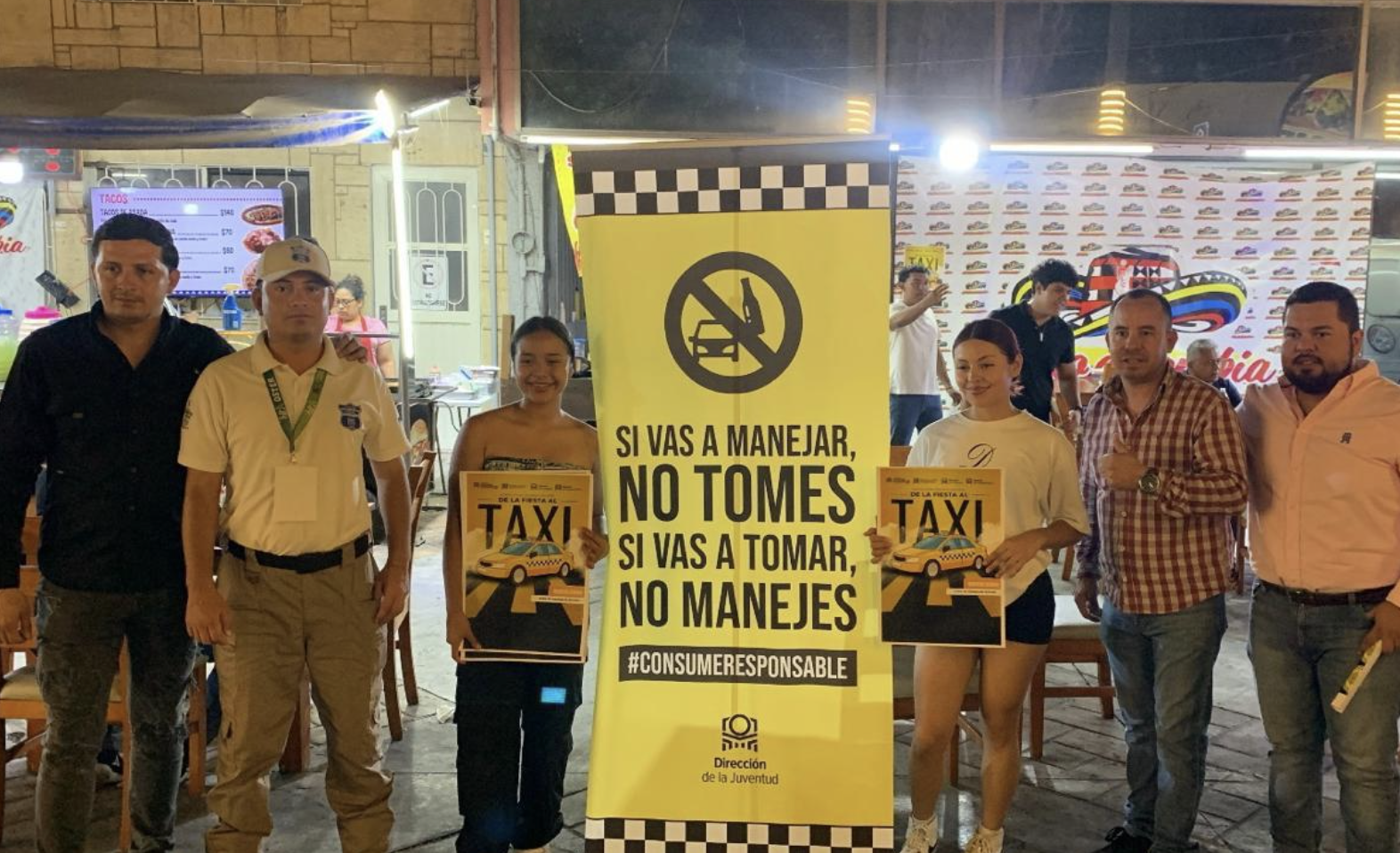 Dirección de la Juventud se suma al programa “Zona Taxi” para un abordaje seguro