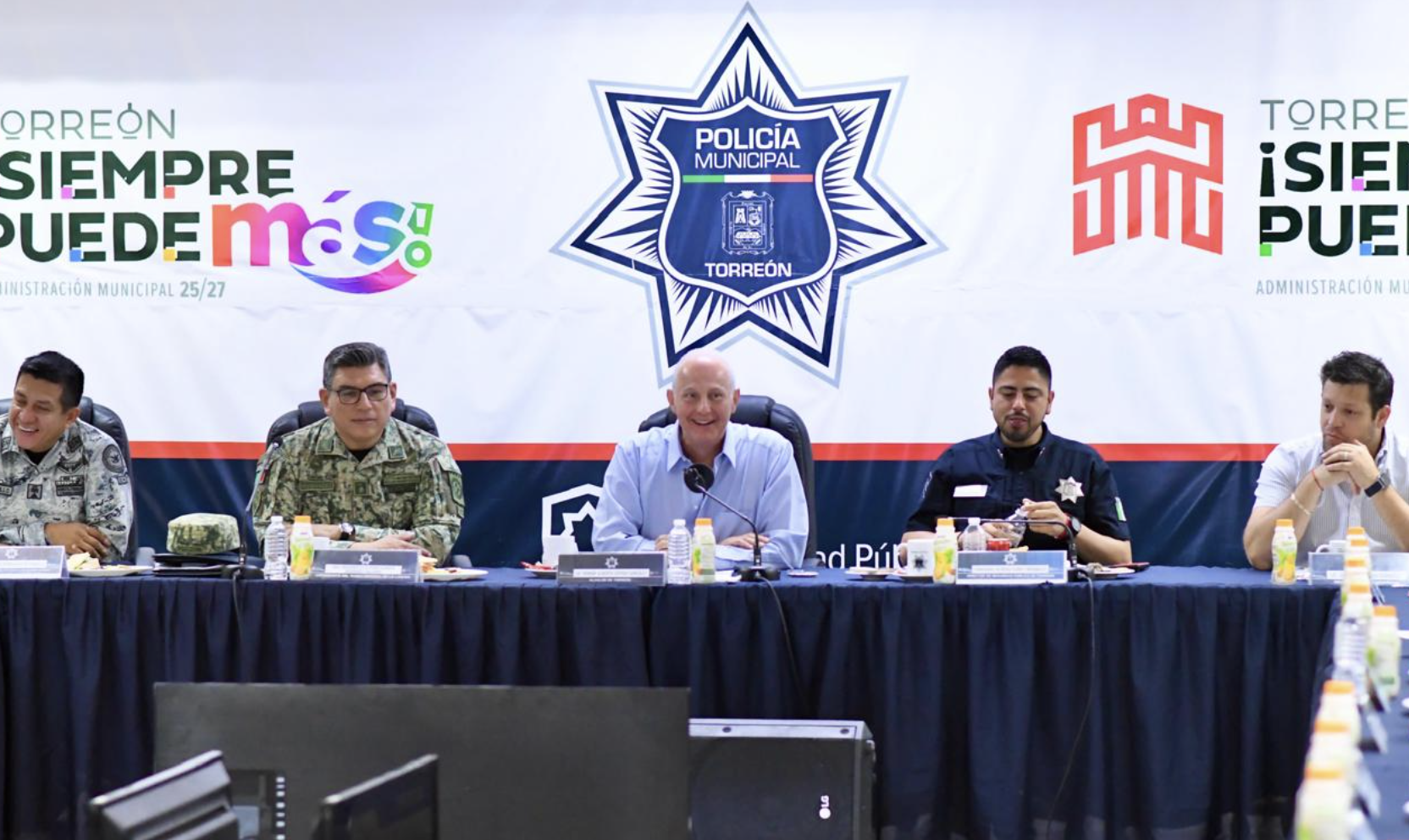 Román Cepeda reafirma su compromiso por la seguridad de Torreón