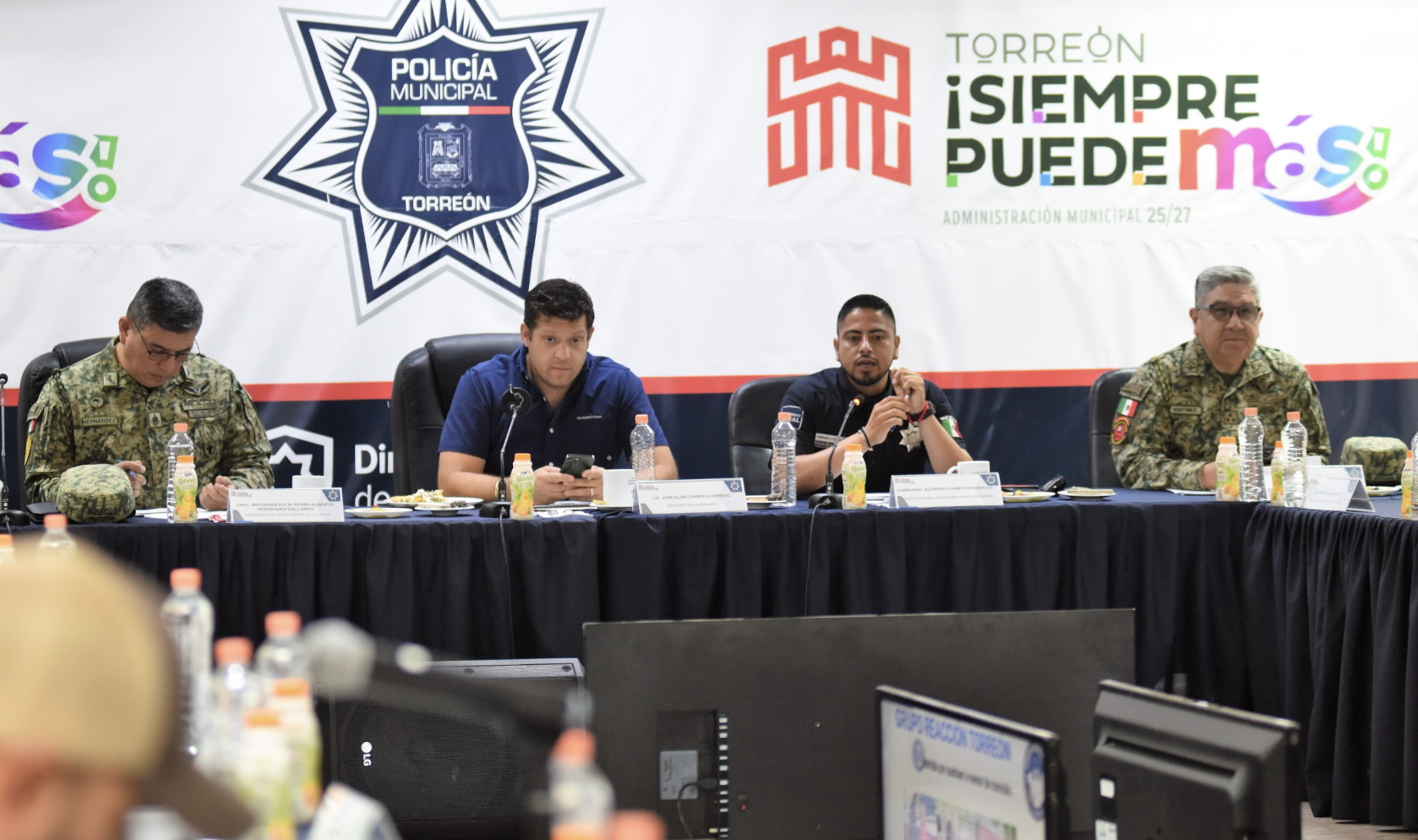 Reafirman seguridad en Torreón ante eventos masivos; además, autoridades se preparan para la atención al tema de lluvias