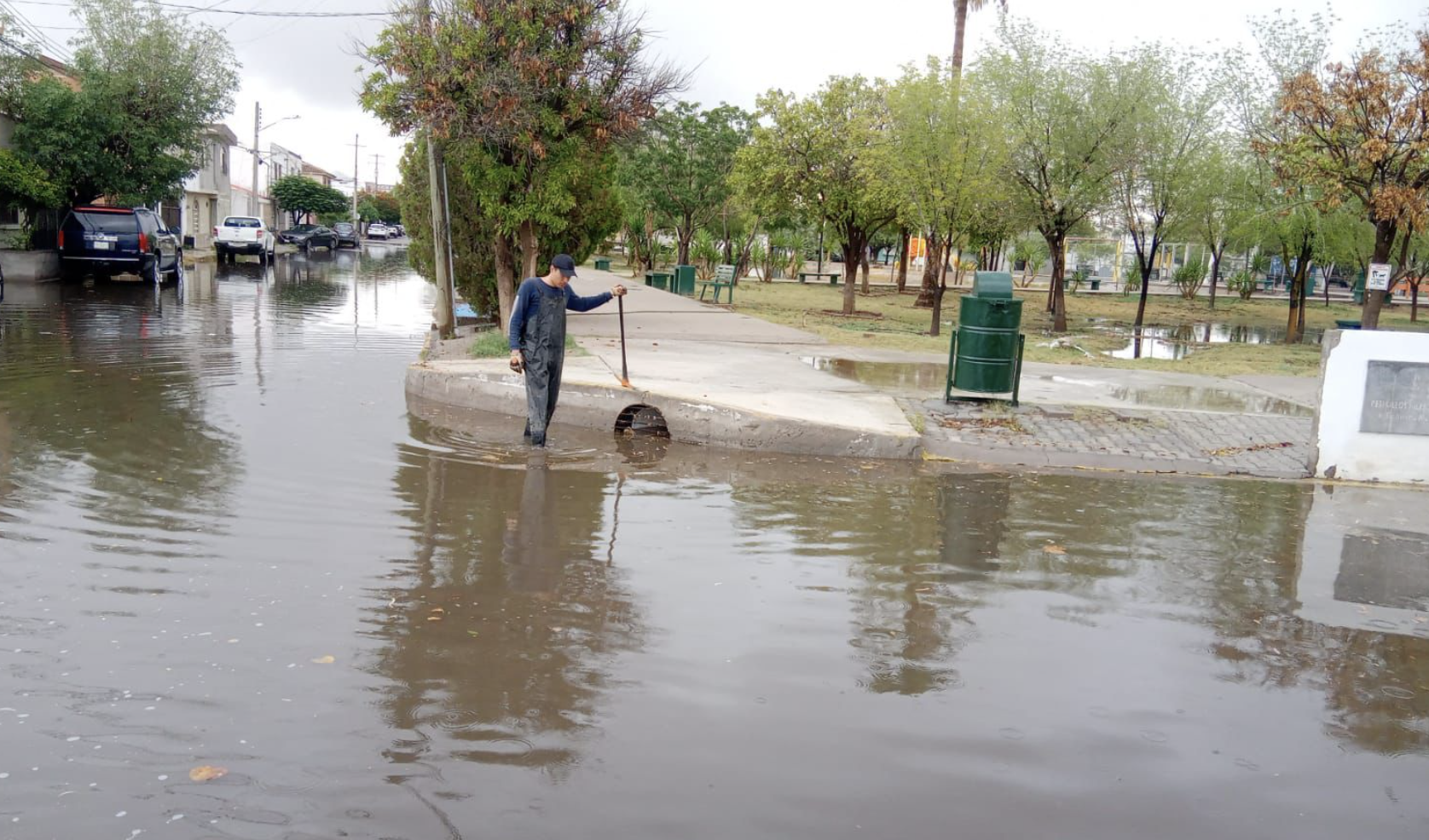 Autoridades municipales coordinan esfuerzos ante lluvias intermitentes que se registran en Torreón