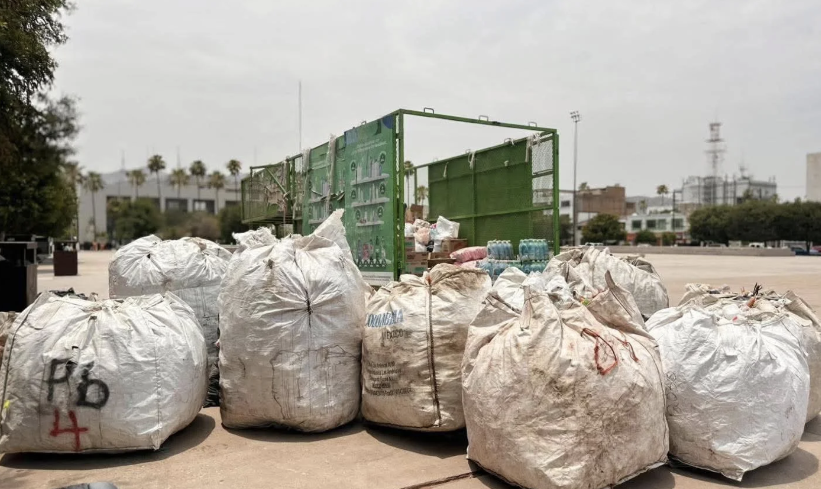 Suman más de mil 260 kilogramos de residuos reciclables recolectados en el año