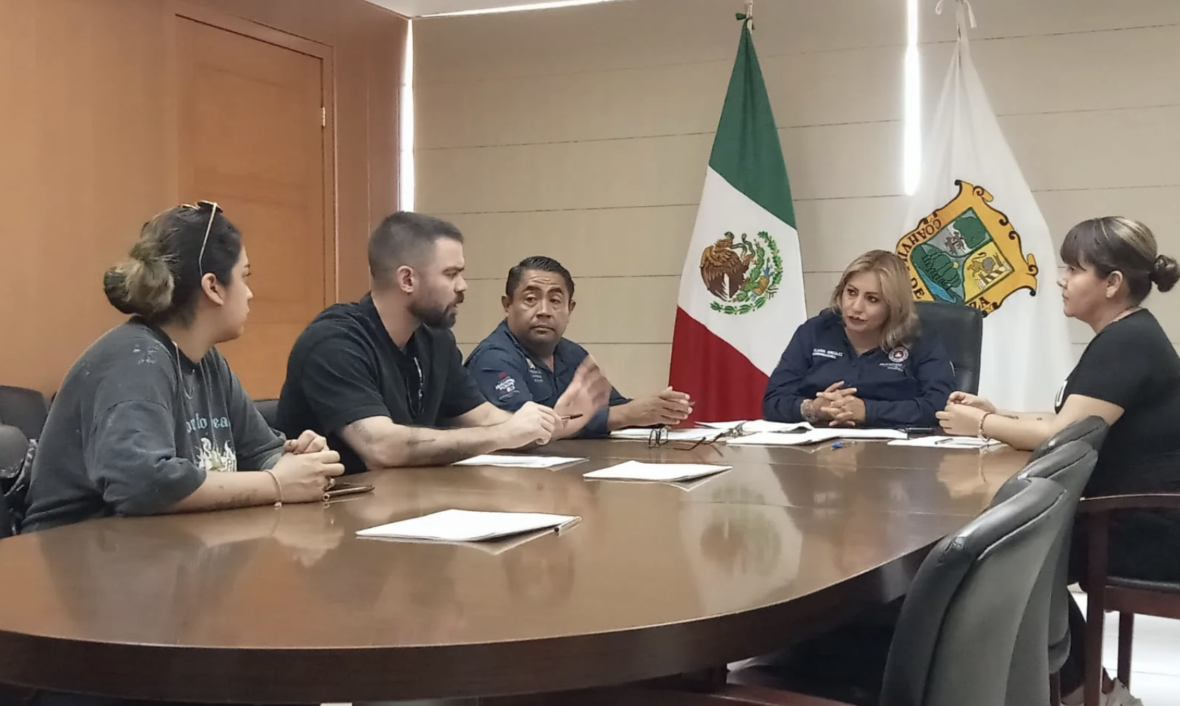 Autoridades de Protección Civil y representantes de bares refuerzan acciones de prevención