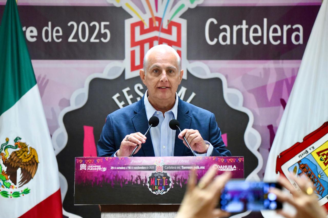 Román Alberto Cepeda González presenta el Festival del Mitote Lagunero