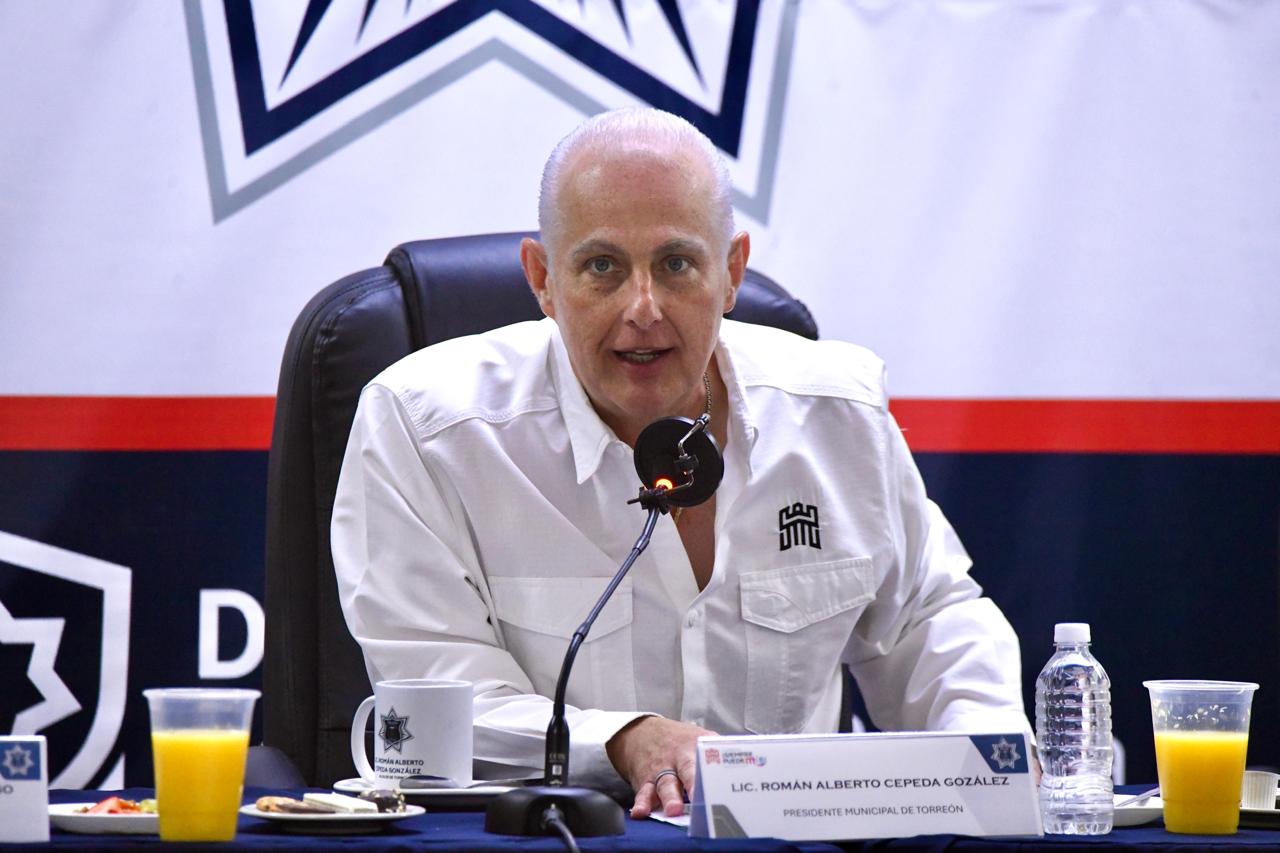 Román Alberto Cepeda González reitera que Torreón es una ciudad segura donde se pueden realizar todo tipo de eventos