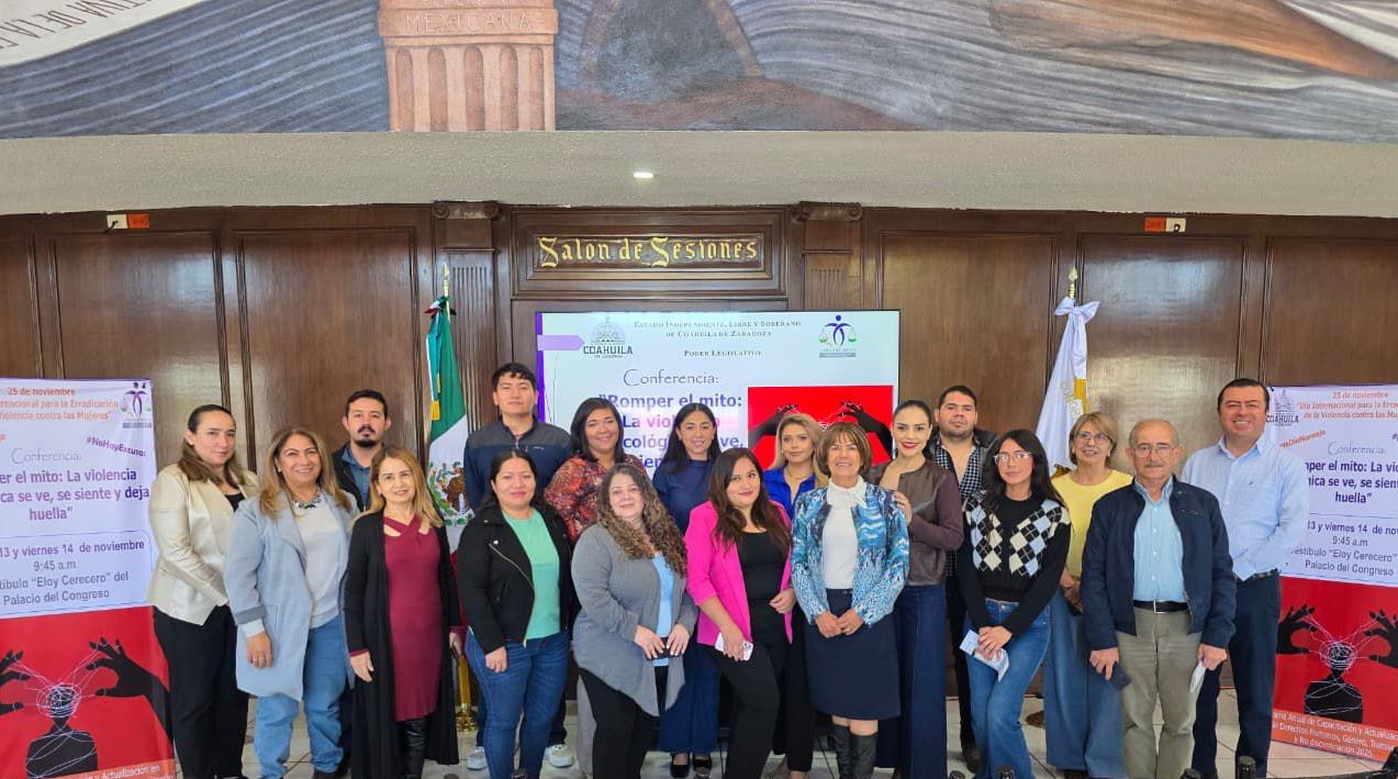 Imparten en Congreso del Estado conferencia “Romper el mito: La violencia psicológica se ve, se siente y deja huella”