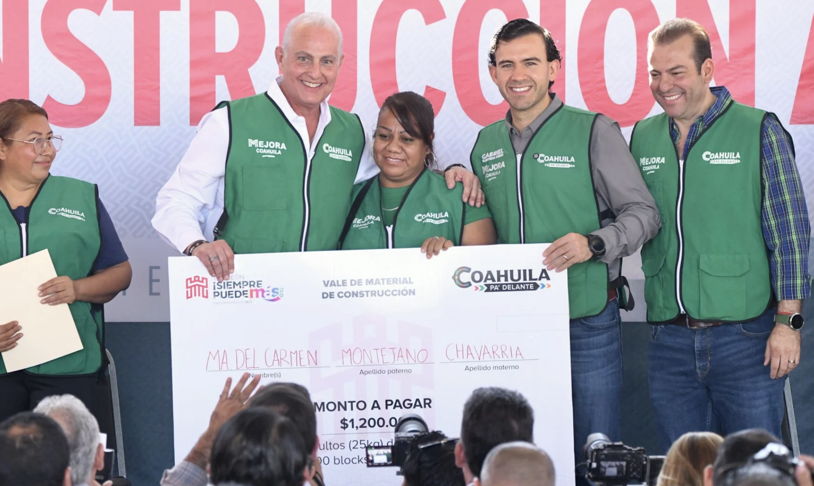 Arranca Román Cepeda programa de materiales de construcción a bajo costo