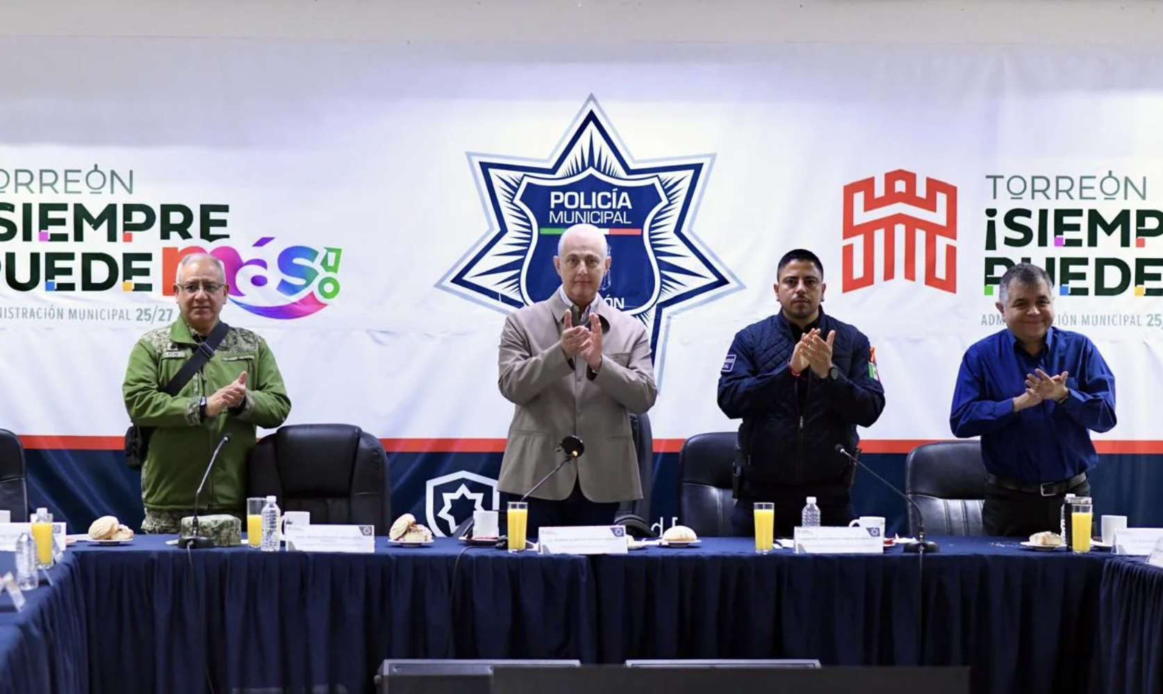 Román Cepeda reconoce a las corporaciones por su compromiso con la seguridad de Torreón