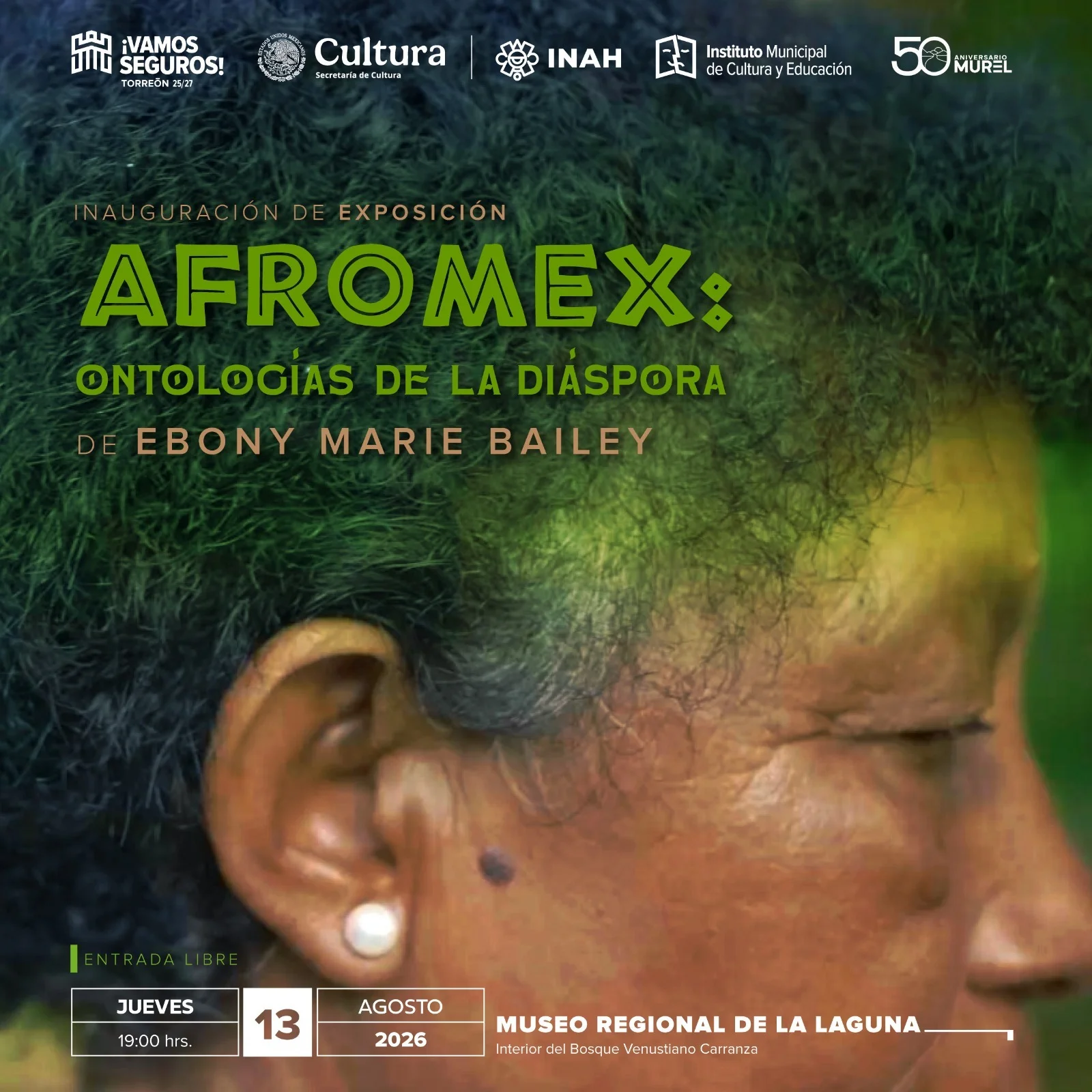 Se inaugurará en el murel la exposición “Afromex: Ontologías de la Diáspora”