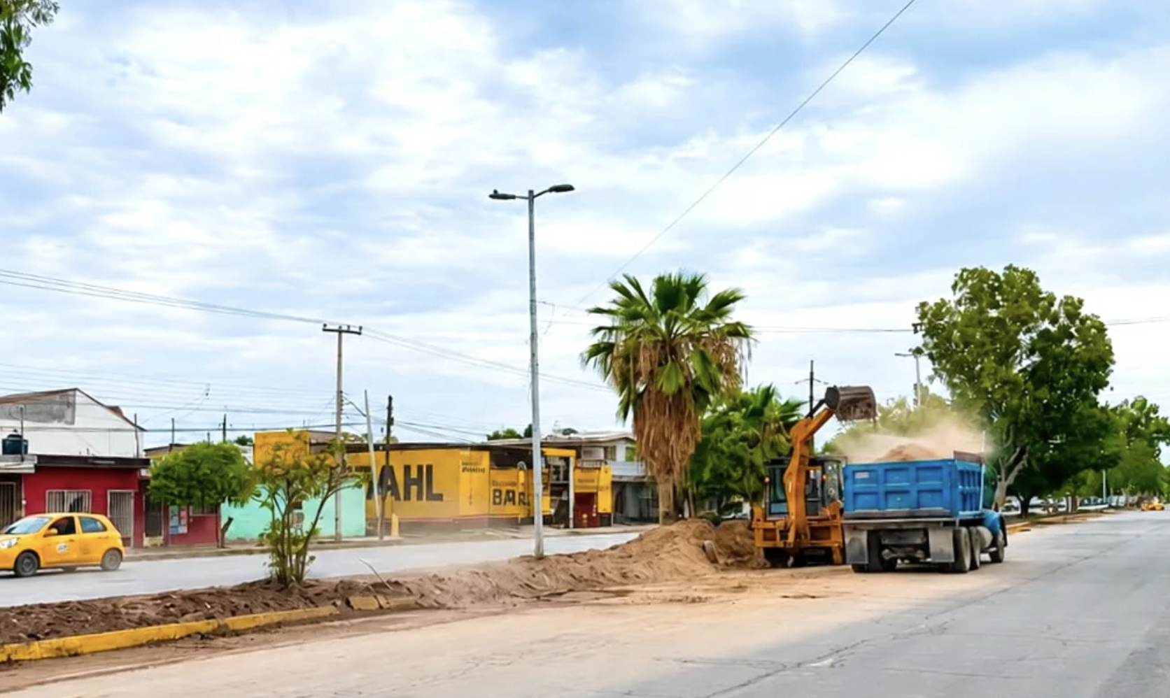 Arranca rehabilitación integral del camellón central de la calzada Ramón Méndez