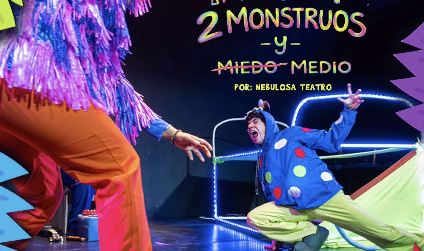 Llega al Museo del Ferrocarril obra teatral “ARRRGWH DOS MONSTRUOS Y MEDIO“